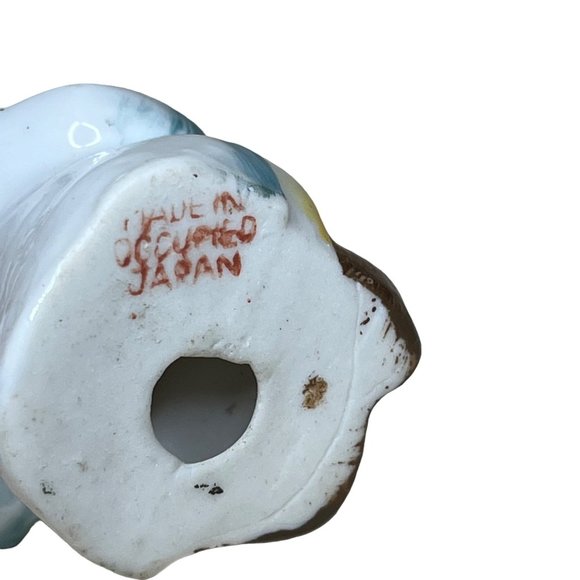 Made in Occupied Japan Vintage Porcelain Cherub with Accordion - Picture 7 of 7